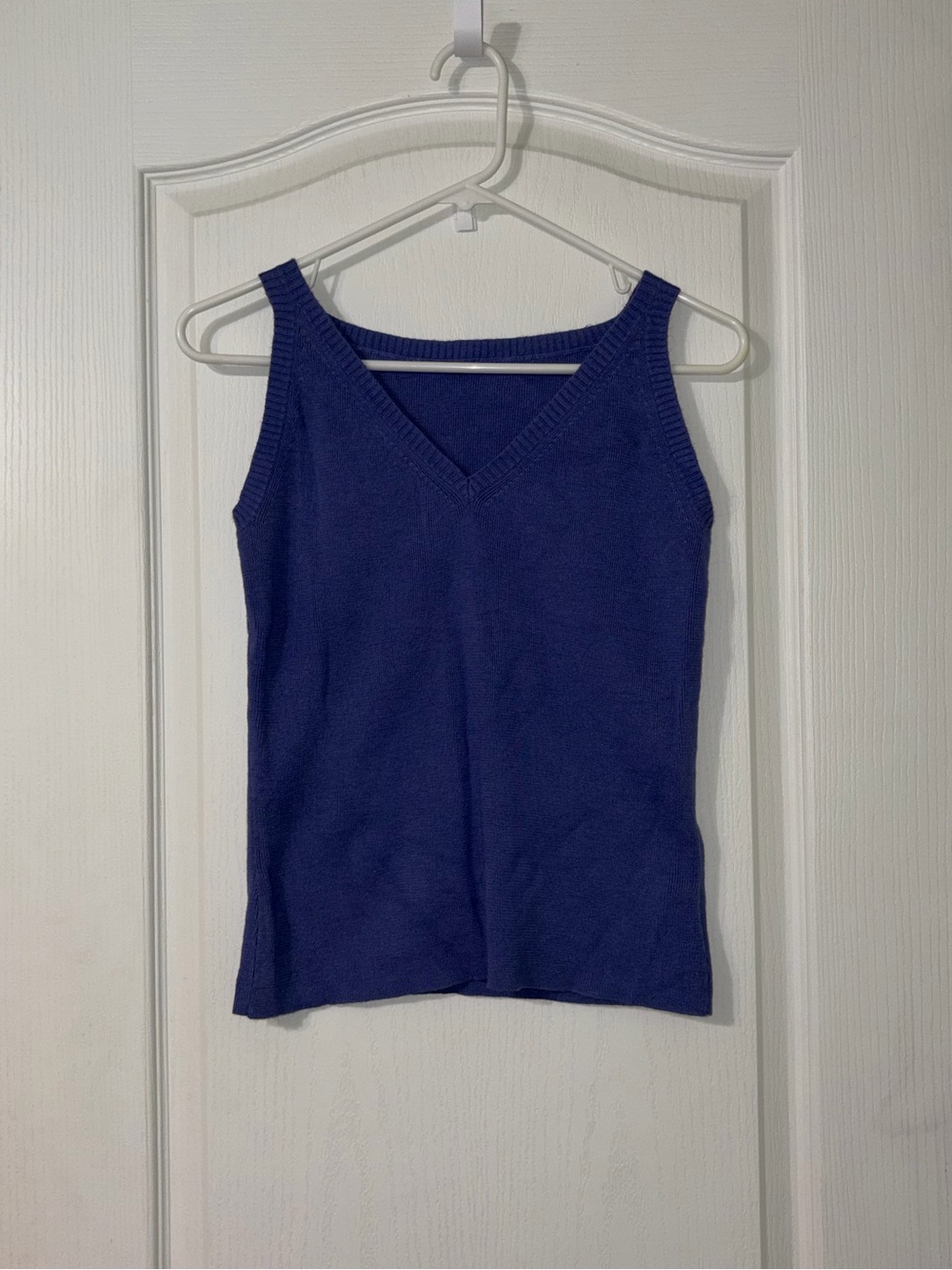 White Stag Purple V-Neck Knit Tank